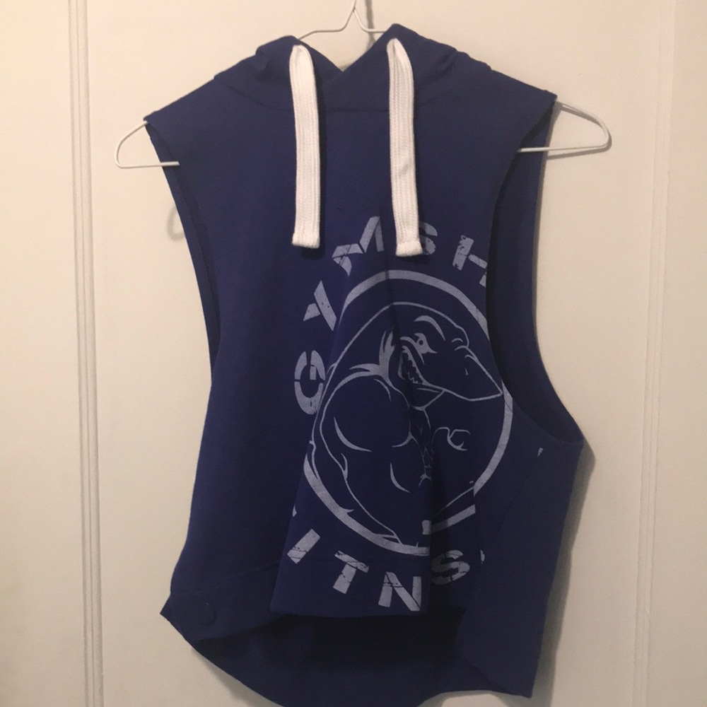 Gymshark hooded muscle shirt